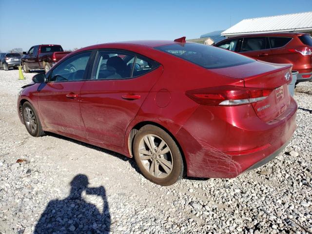 KMHD84LF1HU302236 - 2017 HYUNDAI ELANTRA SE RED photo 2