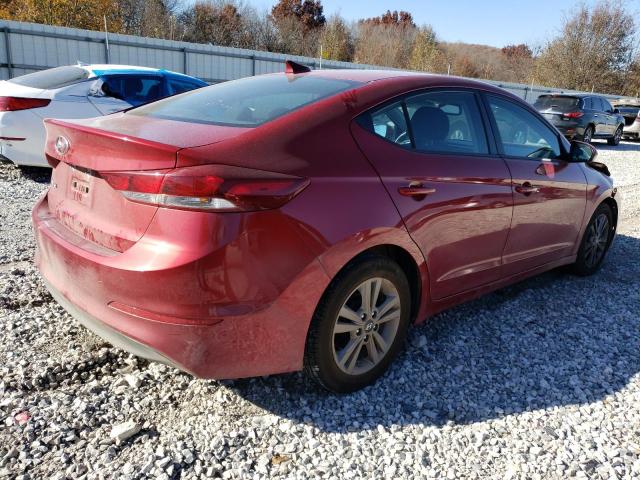 KMHD84LF1HU302236 - 2017 HYUNDAI ELANTRA SE RED photo 3