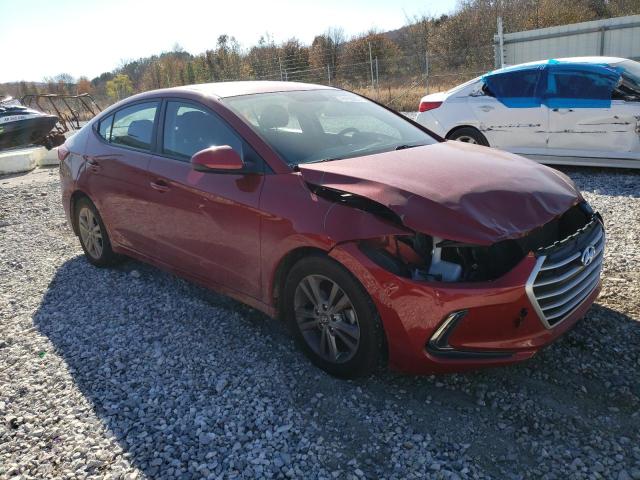 KMHD84LF1HU302236 - 2017 HYUNDAI ELANTRA SE RED photo 4