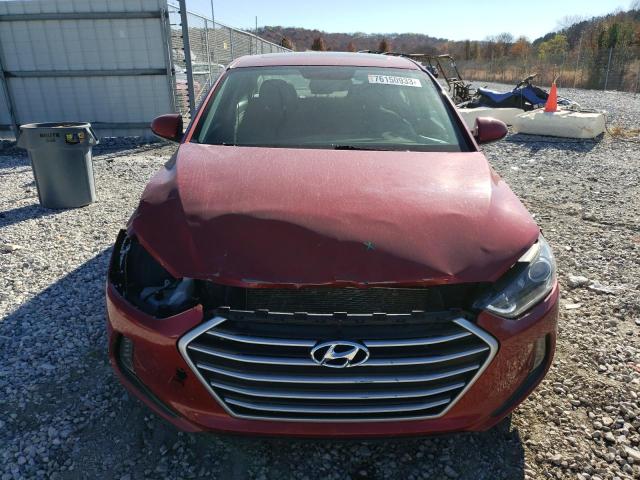 KMHD84LF1HU302236 - 2017 HYUNDAI ELANTRA SE RED photo 5