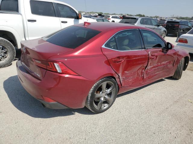 JTHBE1D23E5004323 - 2014 LEXUS IS 350 RED photo 3