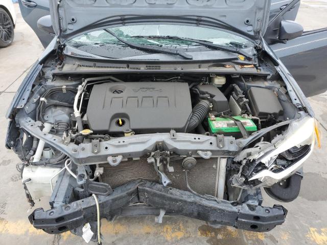 2T1BURHE7FC352069 - 2015 TOYOTA COROLLA L GRAY photo 11