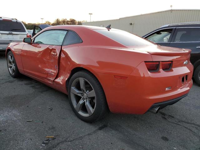 2G1FB1EV9A9225306 - 2010 CHEVROLET CAMARO LT ORANGE photo 2