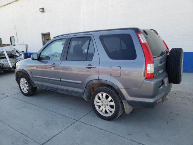 JHLRD789X6C003053 - 2006 HONDA CR-V SE SILVER photo 2