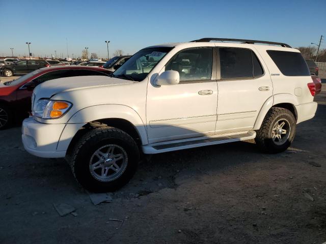 5TDZT38A02S130633 - 2002 TOYOTA SEQUOIA LIMITED WHITE photo 1