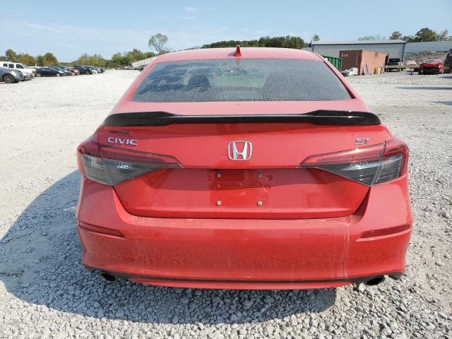 2HGFE1E50PH475077 - 2023 HONDA CIVIC SI RED photo 6