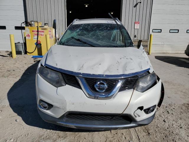 5N1AT2MV3EC858299 - 2014 NISSAN ROGUE S WHITE photo 5