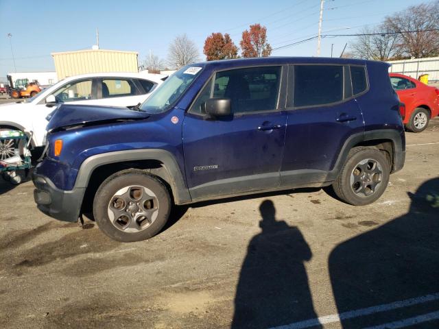 ZACCJBATXGPC55774 - 2016 JEEP RENEGADE SPORT BLUE photo 1