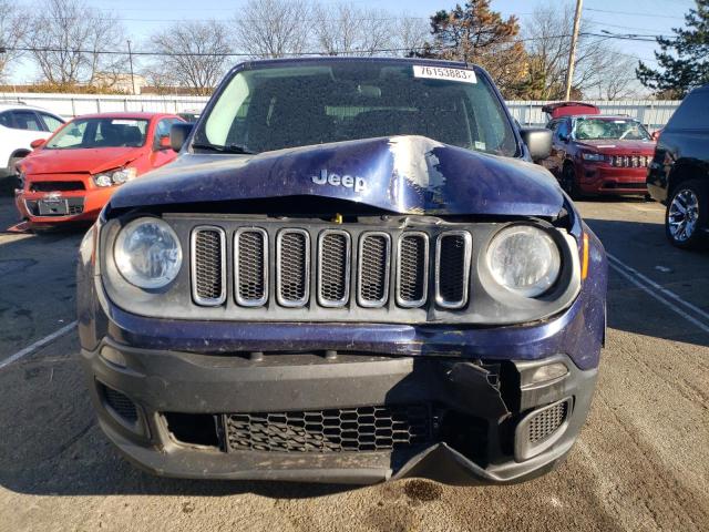 ZACCJBATXGPC55774 - 2016 JEEP RENEGADE SPORT BLUE photo 5