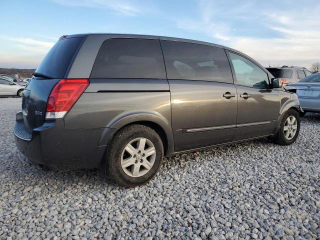 5N1BV28U34N312797 - 2004 NISSAN QUEST S GRAY photo 3