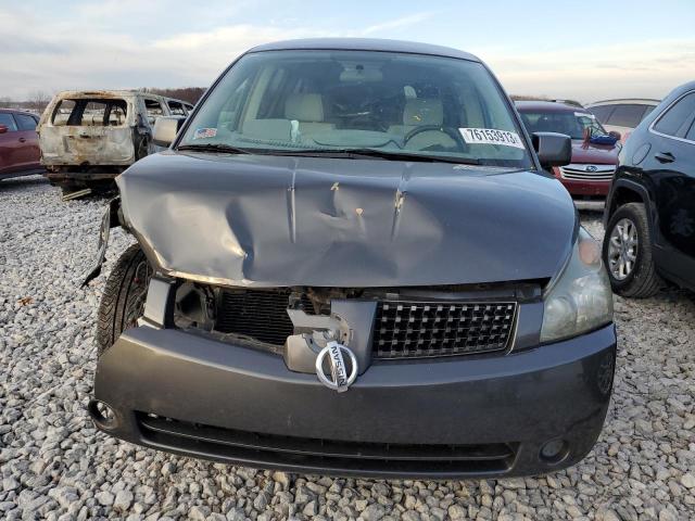 5N1BV28U34N312797 - 2004 NISSAN QUEST S GRAY photo 5