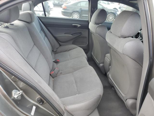 2HGFA16578H323938 - 2008 HONDA CIVIC LX GRAY photo 10