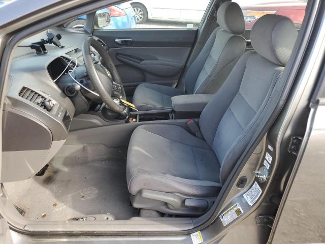 2HGFA16578H323938 - 2008 HONDA CIVIC LX GRAY photo 7