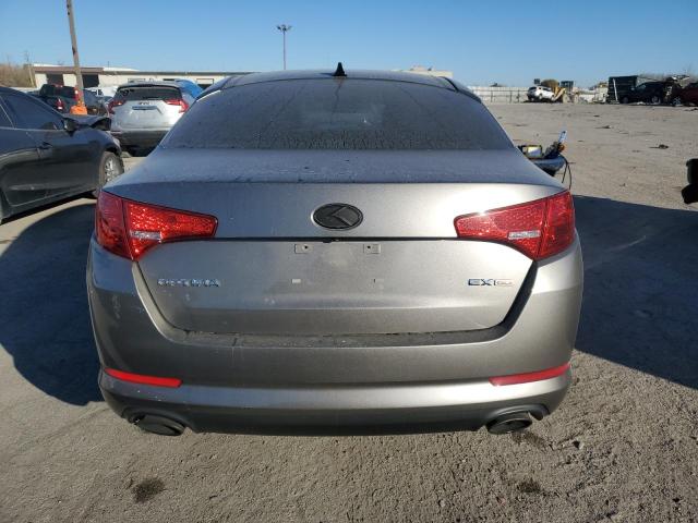 5XXGN4A76CG090034 - 2012 KIA OPTIMA EX GRAY photo 6