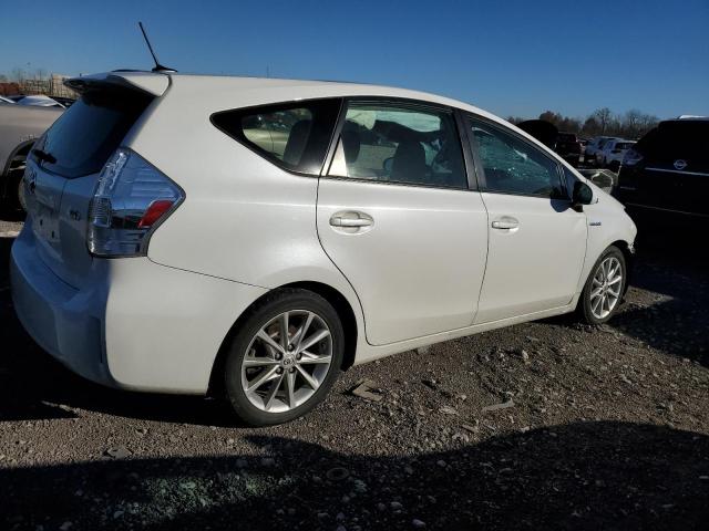 JTDZN3EUXC3043768 - 2012 TOYOTA PRIUS WHITE photo 3