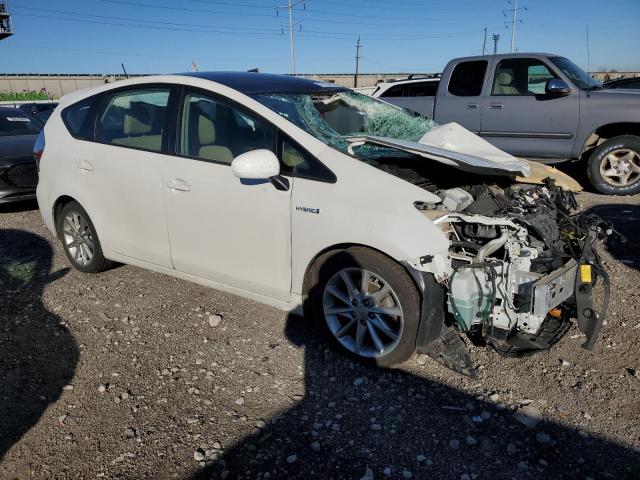 JTDZN3EUXC3043768 - 2012 TOYOTA PRIUS WHITE photo 4