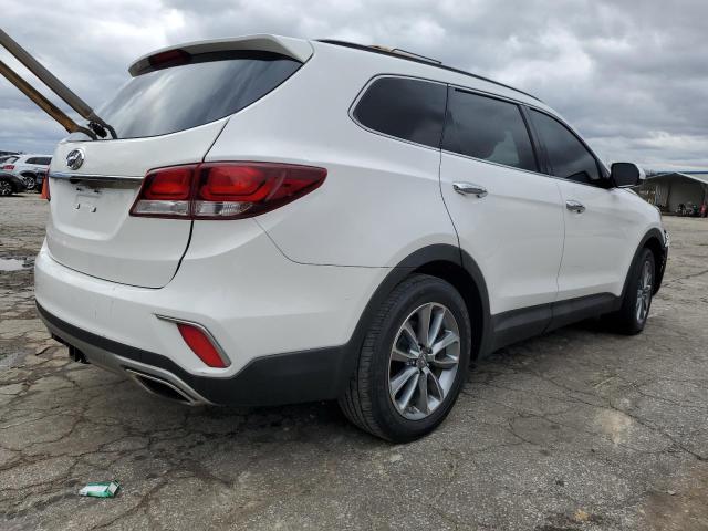 KM8SM4HF4HU182900 - 2017 HYUNDAI SANTA FE SE WHITE photo 3