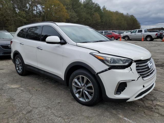 KM8SM4HF4HU182900 - 2017 HYUNDAI SANTA FE SE WHITE photo 4