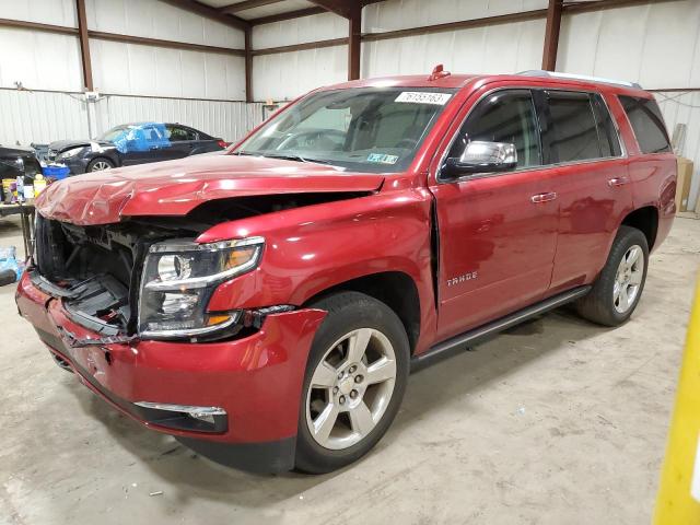 1GNSKCKC2FR692690 - 2015 CHEVROLET TAHOE K1500 LTZ RED photo 1