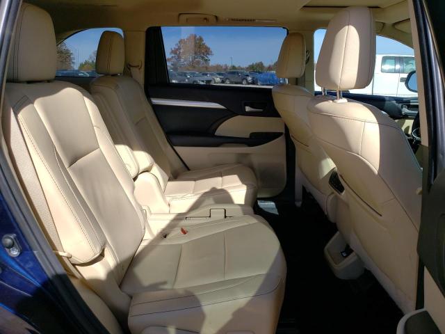 5TDKKRFH0FS079227 - 2015 TOYOTA HIGHLANDER XLE BLUE photo 11