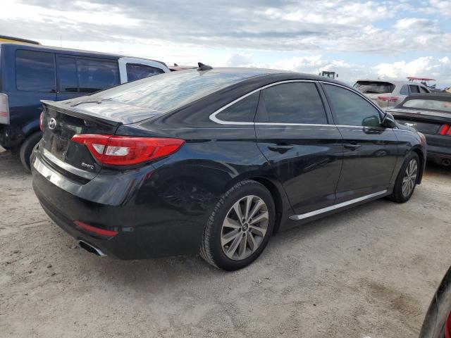 5NPE34AFXGH300777 - 2016 HYUNDAI SONATA SPORT BLACK photo 3