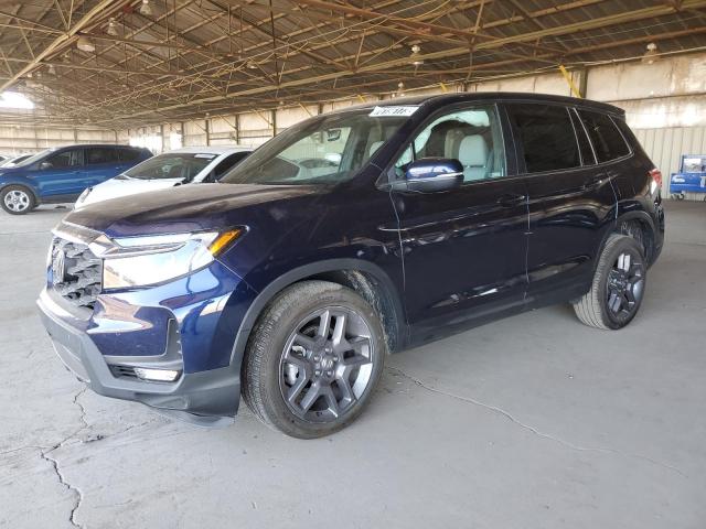 5FNYF8H59PB014913 - 2023 HONDA PASSPORT EXL BLUE photo 1