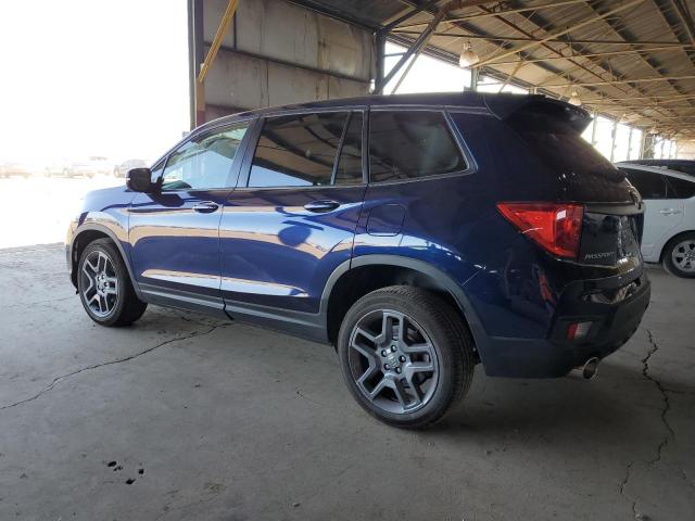 5FNYF8H59PB014913 - 2023 HONDA PASSPORT EXL BLUE photo 2
