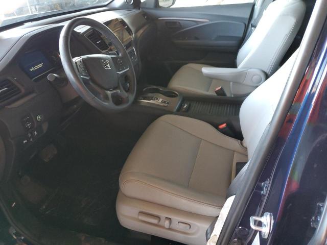 5FNYF8H59PB014913 - 2023 HONDA PASSPORT EXL BLUE photo 7