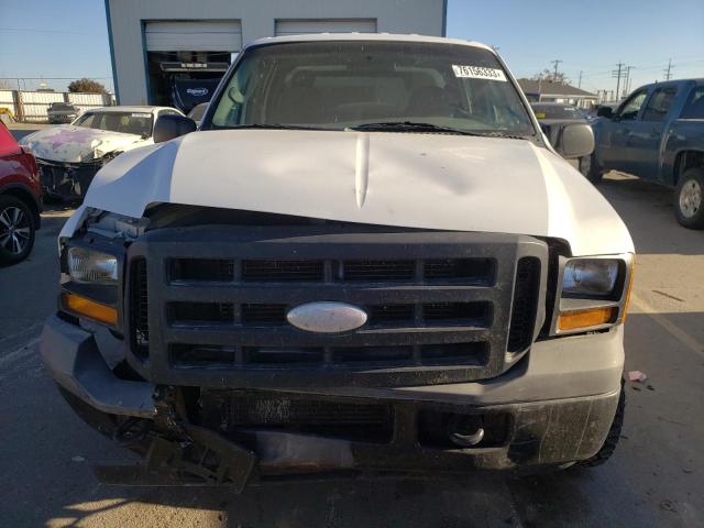 1FTSW21516EA79171 - 2006 FORD F250 SUPER DUTY WHITE photo 5