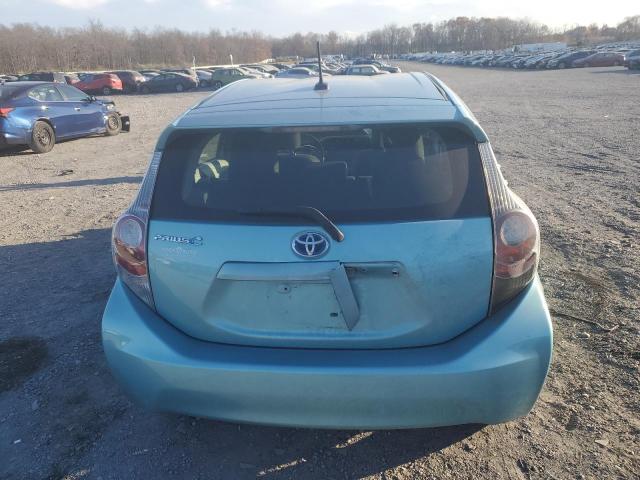 JTDKDTB39C1027430 - 2012 TOYOTA PRIUS C BLUE photo 6