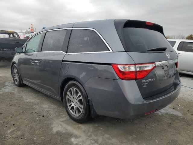 5FNRL5H41DB026651 - 2013 HONDA ODYSSEY EX GRAY photo 2