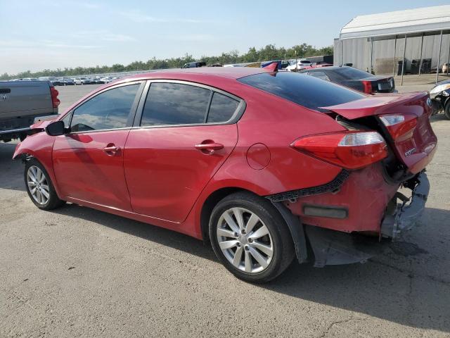 KNAFX4A62G5558619 - 2016 KIA FORTE LX RED photo 2