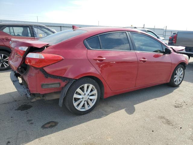 KNAFX4A62G5558619 - 2016 KIA FORTE LX RED photo 3