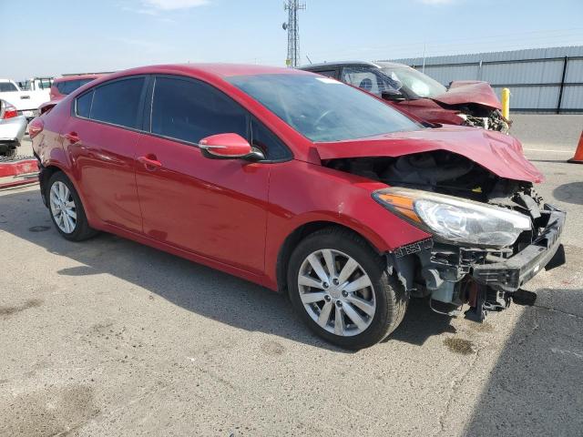 KNAFX4A62G5558619 - 2016 KIA FORTE LX RED photo 4