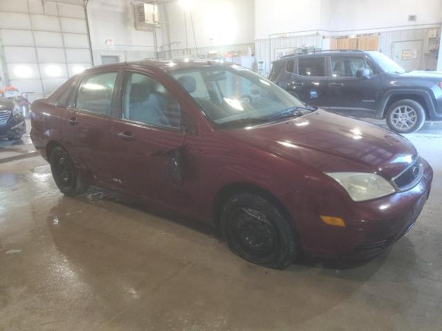 1FAHP34N47W211978 - 2007 FORD FOCUS ZX4 BURGUNDY photo 4