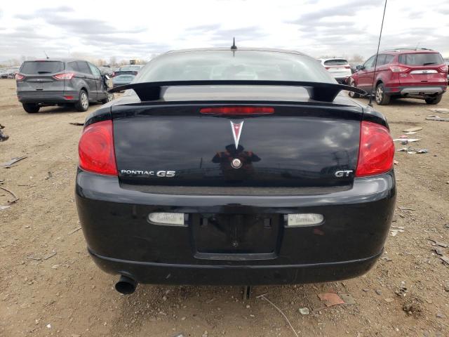 1G2AN18B687174311 - 2008 PONTIAC G5 GT BLACK photo 6