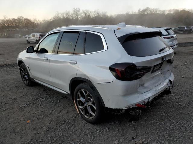 WBX57DP06NN173856 - 2022 BMW X3 XDRIVE30I WHITE photo 2