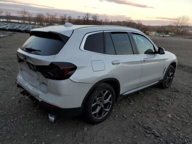 WBX57DP06NN173856 - 2022 BMW X3 XDRIVE30I WHITE photo 3