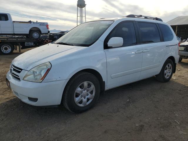 KNDMB133X76131371 - 2007 KIA SEDONA EX WHITE photo 1