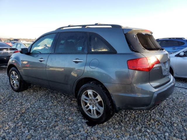 2HNYD28259H504085 - 2009 ACURA MDX GRAY photo 2