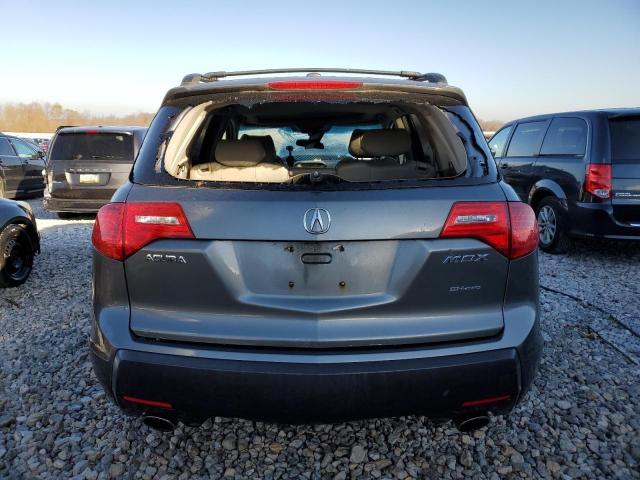 2HNYD28259H504085 - 2009 ACURA MDX GRAY photo 6