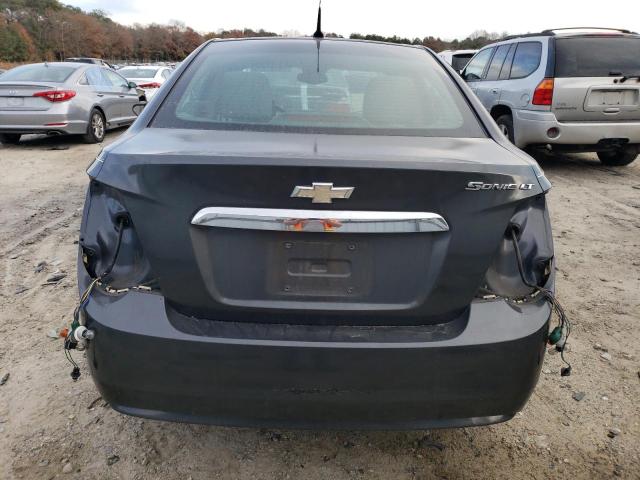 1G1JC5SG1D4110128 - 2013 CHEVROLET SONIC LT GRAY photo 6