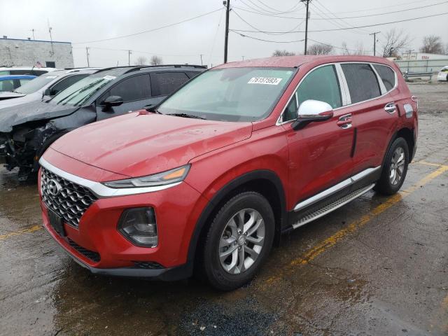 5NMS23ADXLH153298 - 2020 HYUNDAI SANTA FE SE RED photo 1