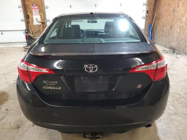 2T1BURHE5GC735283 - 2016 TOYOTA COROLLA L BLACK photo 6