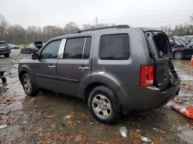 5FNYF4H2XFB025660 - 2015 HONDA PILOT LX GRAY photo 2