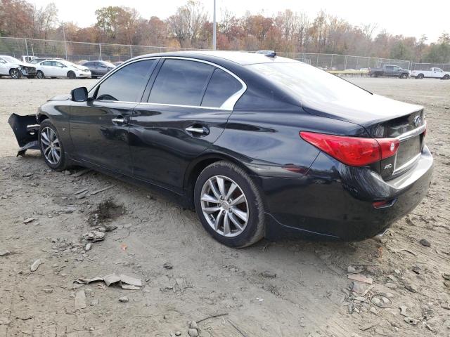 JN1BV7ARXFM408557 - 2015 INFINITI Q50 BASE BLACK photo 2