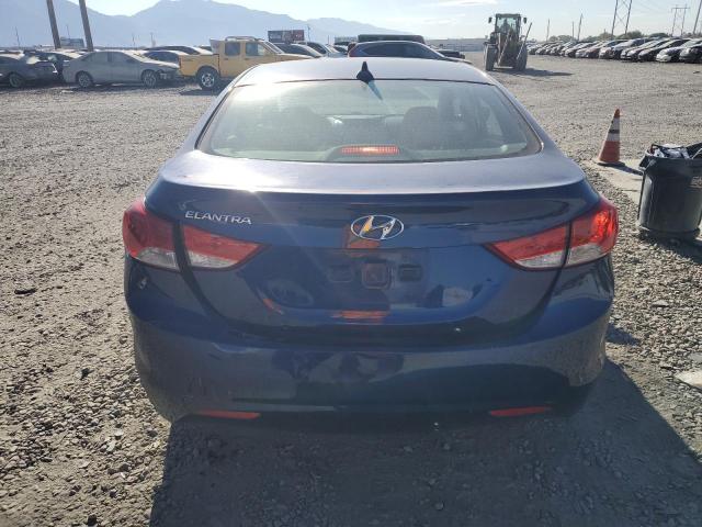 KMHDH4AE6DU598438 - 2013 HYUNDAI ELANTRA GLS BLUE photo 6