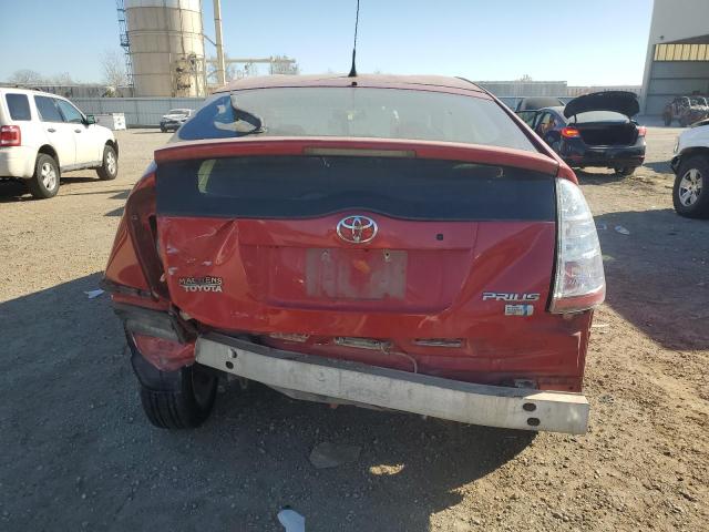 JTDKB20U897857821 - 2009 TOYOTA PRIUS RED photo 6