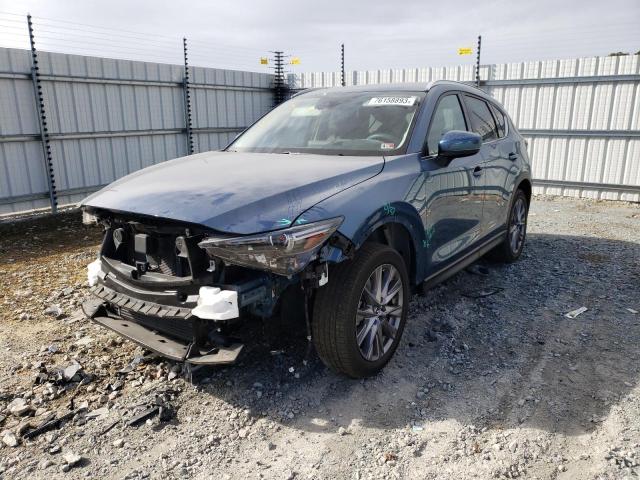 JM3KFBDY0K0587782 - 2019 MAZDA CX-5 GRAND TOURING RESERVE BLUE photo 1