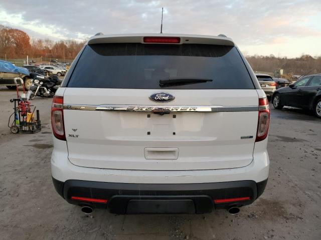 1FM5K8D89EGA28985 - 2014 FORD EXPLORER XLT WHITE photo 6